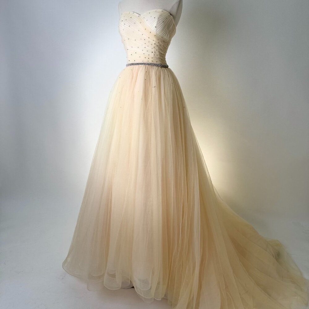 Brand New US 8 Anna Augusta Maxi Yellow Evening Dress